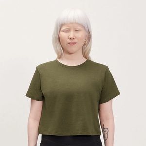 Girlfriend Collective Fern Gia Crop Tee